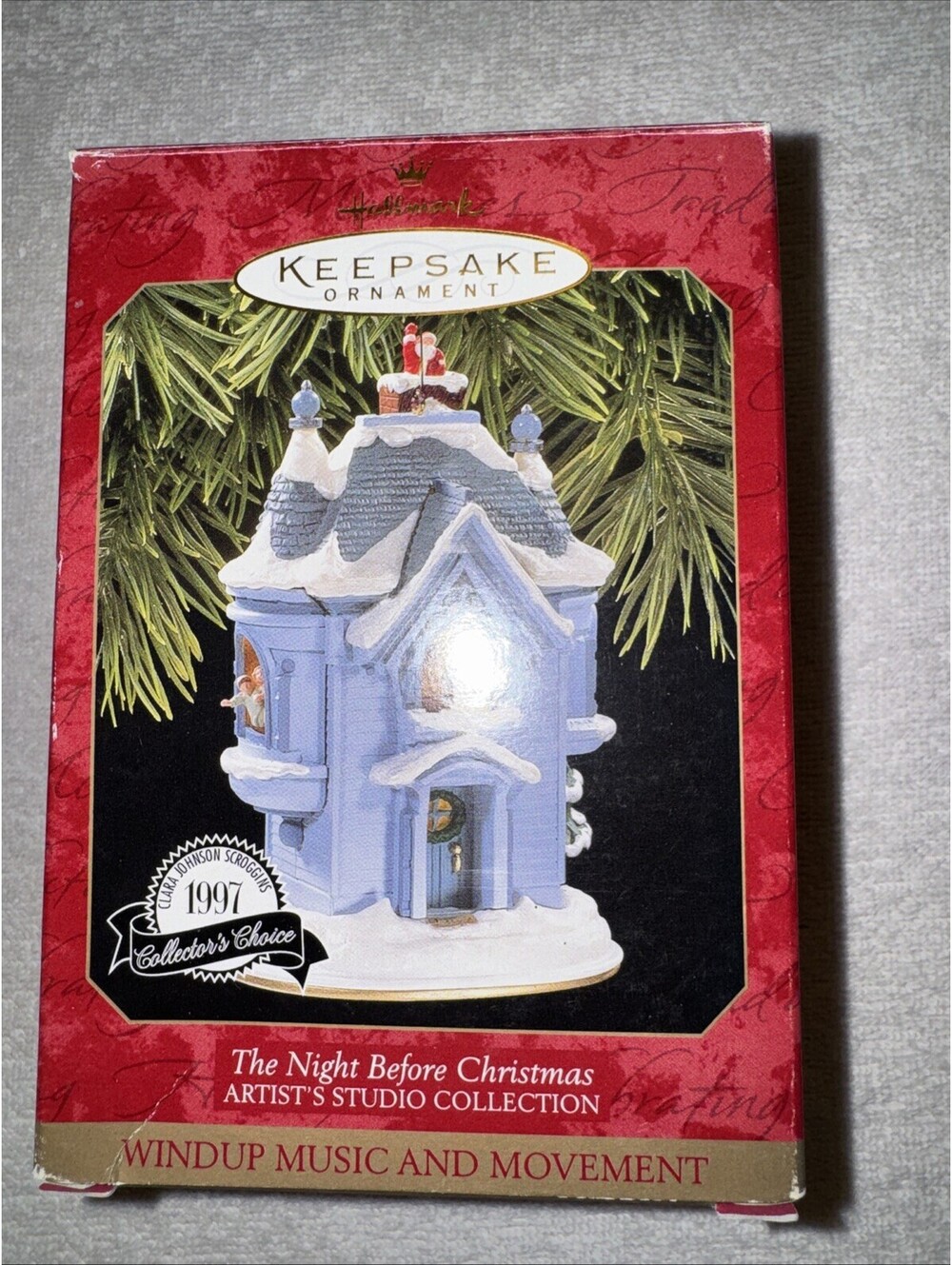 1997 Hallmark Ornament-The Night Before Christmas Artist’s Studio Collection